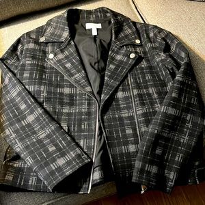 Ellen Tracy Moto blazer for business casual or out to dinner.